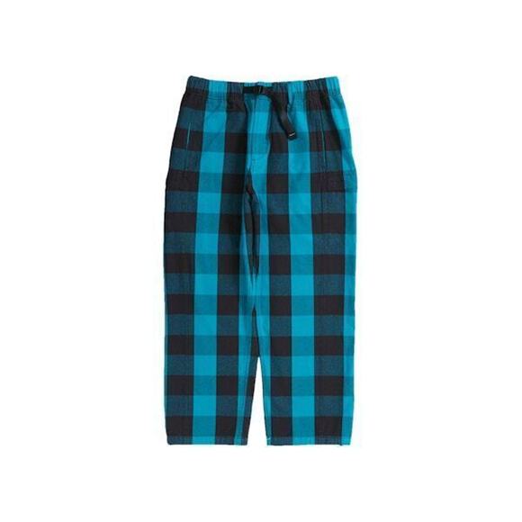 Supreme Belted Trail Pant Teal Plaid Sz Large